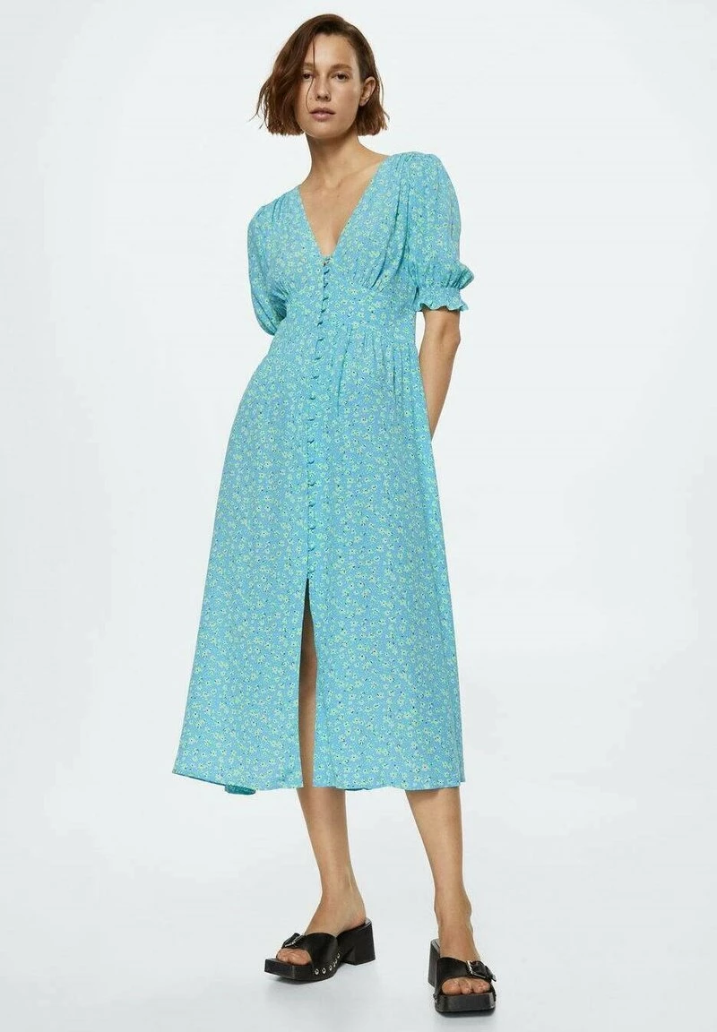 Mango Damen DAISY - Freizeitkleid - Turquoise 4 Mango Damen DAISY - Freizeitkleid - Turquoise – Bild 2