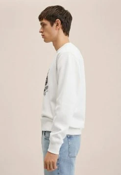 Mango TIGER - Sweatshirt - Blanco Roto | Herren -Mango Populaire Boutique 24eeb2fa11f542c18d7a8790d79d35c3