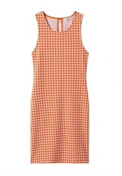 Mango LONIS - Etuikleid - Orange | Damen -Mango Populaire Boutique 26d1fa416ea64603a56705ebd050abde