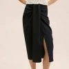 Mango CREP - Bleistiftrock - Zwart | Damen -Mango Populaire Boutique 271cb1b5864c46c092f5284c4d21b42e