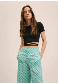 Mango JAIPUR - Stoffhose - Aquamarijn | Damen -Mango Populaire Boutique 27281dbb01dc45049fe223d57d89fcdb