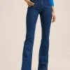 Mango Damen VALEN - Jeans Bootcut - Dark Blue -Mango Populaire Boutique 276d735c3f5a4d07b57247319ac5ace2