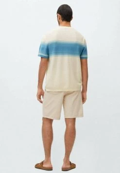 Mango T-Shirt Print - Bleu Marine | Herren -Mango Populaire Boutique 27abcde5575f4a06865fa116b0093a3b