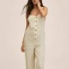 Mango ARIZONA - Jumpsuit - Open Beige | Damen -Mango Populaire Boutique 27b727d35c3d46d09f95dc97a05740be