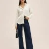 Mango Damen IDEALE - Hemdbluse - Ecru -Mango Populaire Boutique 288a5e9b3bdc475289f46e8483d1c73b