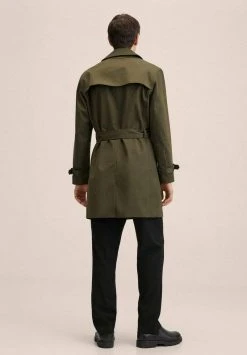 Mango Herren TANGO - Trenchcoat - Grön -Mango Populaire Boutique 28fc2e845c664460b4721a0935d0eef1