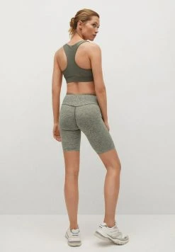 Mango Shorts - Mittelgrün | Damen -Mango Populaire Boutique 28fd073735194eac86c4bace43f50294