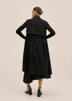 Mango VICKY-A - Weste - Noir | Damen -Mango Populaire Boutique 29a400914ae44576ba6626f81aec3668