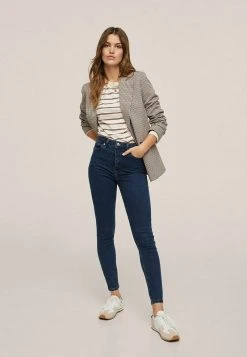 Mango Damen Jeans Skinny Fit - Dark Blue -Mango Populaire Boutique 29e523e5f5894201a6d743c088f41ddf
