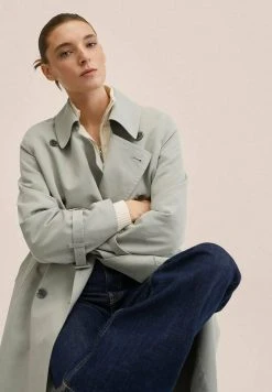 Mango Damen FEBRUARY - Trenchcoat - Aquamarijn -Mango Populaire Boutique 29faa7ddd45c40f1ab6437a0e4d81af7