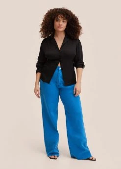 Mango NORA - Flared Jeans - Vibrant Blue | Damen