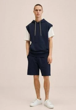 Mango Herren XALE - T-Shirt Basic - Marineblå