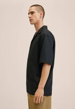 Mango MALAGA - Hemd - Zwart | Herren -Mango Populaire Boutique 2af6691a3dc74aa5aaa38e957bc03a85