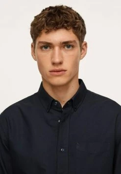 Mango Herren OXFORD - Hemd - Bleumarinefoncé -Mango Populaire Boutique 2b133b6073ed4bbdb64b4acafa4248a3