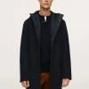 Mango SAVONA - Kurzmantel - Dark Navy | Herren -Mango Populaire Boutique 2b244b2e725241d9a6c878e71f4207c7
