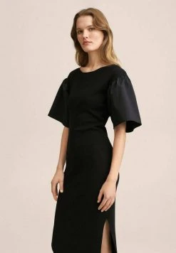 Mango Damen Etuikleid - Noir -Mango Populaire Boutique 2bfc8859ed6b41b29db95b1e40109b2f