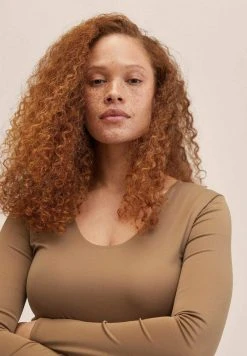 Mango FANI - Langarmshirt - Brown | Damen -Mango Populaire Boutique 2ca1510abb1240fabfccab89d4467eff