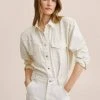 Mango DAKOTA - Hemdbluse - écru | Damen -Mango Populaire Boutique 2cc8efdecf214daba80163d245944325