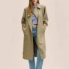 Mango CRUELLA - Klassischer Mantel - Kaki | Damen