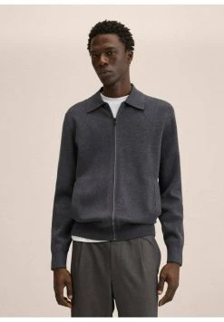 Mango GILES - Strickjacke - Gris Anthracite | Herren