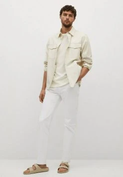 Mango JAN - Jeans Slim Fit - Weiß | Herren -Mango Populaire Boutique 2d9ef998eeff45bf8ae5af15318f4246