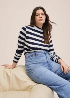 Mango Damen JAMES - Langarmshirt - Donkermarine