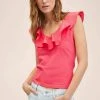 Mango Top - Koraalrood | Damen -Mango Populaire Boutique 2dad67e629d54297a84c239c3b613b50