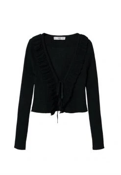 Mango MOULIN - Strickjacke - Schwarz | Damen -Mango Populaire Boutique 2ea87fac072e49e3977c8e7dad5151bd