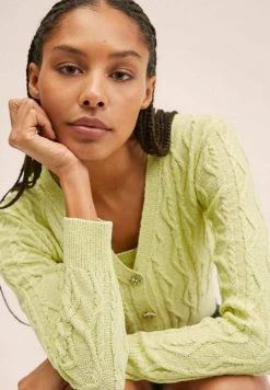 Mango GLAM - Strickjacke - Green | Damen -Mango Populaire Boutique 2ed85511149543d6a4d69aa86c5024fa