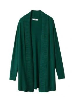 Mango ALMA - Strickjacke - Dark Green | Damen -Mango Populaire Boutique 2efc5deaf20c4e25b5a422f20b3251fd