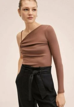 Mango AMPABELT - Stoffhose - Noir | Damen -Mango Populaire Boutique 2f0fedbc312a400192105ac7f7a271c8