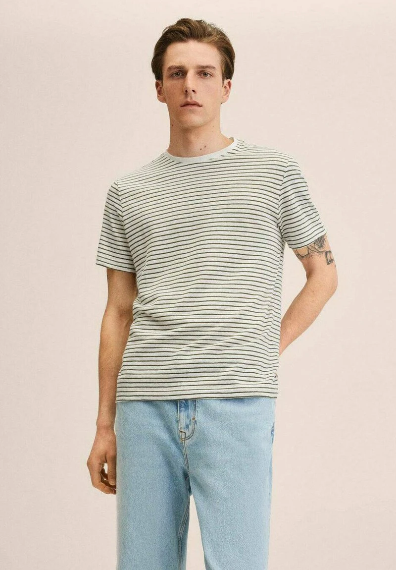 Mango LIMAR - T-Shirt Print - Khaki | Herren 5 Mango LIMAR - T-Shirt Print - Khaki | Herren – Bild 3