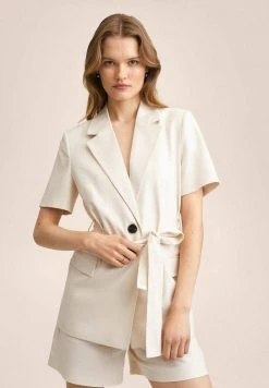 Mango Damen GLO-L - Blazer - Gebroken Wit