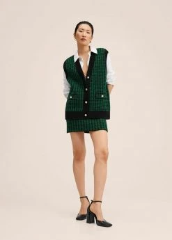 Mango Damen Weste - Green 14 Mango Damen Weste - Green -Mango Populaire Boutique 2fbdeac1f028465ab2c2bbfaffe4bf44