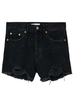 Mango HAILEY - Jeans Shorts - Black Denim | Damen -Mango Populaire Boutique 2ff8b627e32c4c03948a11be5d99798b