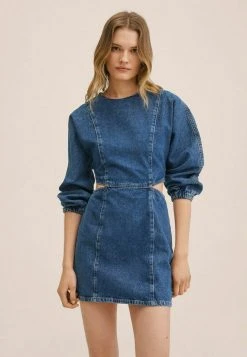 Mango SCARLET - Jeanskleid - Bleu Foncé | Damen