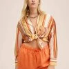 Mango LINEN - Shorts - Clementine | Damen -Mango Populaire Boutique 311e4f8ac7c14def813da1088fad3a17
