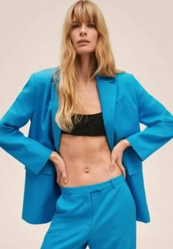 Mango ADELA - Stoffhose - Blu | Damen -Mango Populaire Boutique 317b1668f5574616a6523e13927d292e