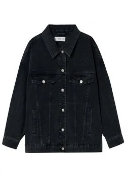 Mango DAFNE - Jeansjacke - Black Denim | Damen -Mango Populaire Boutique 31a7f1c443a64611bf7ef96385420030