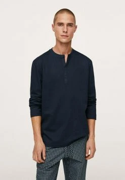 Mango MIMOSA - Nachtwäsche Set - Bleu Marine Foncé | Herren -Mango Populaire Boutique 32720ff184bc44f4889220633a6a7266