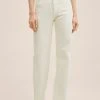 Mango KAIA - Stoffhose - Ecru | Damen -Mango Populaire Boutique 32d7f711aea44e5296428f4a57694531