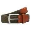 Mango ELASTIC - Flechtgürtel - Khaki | Herren