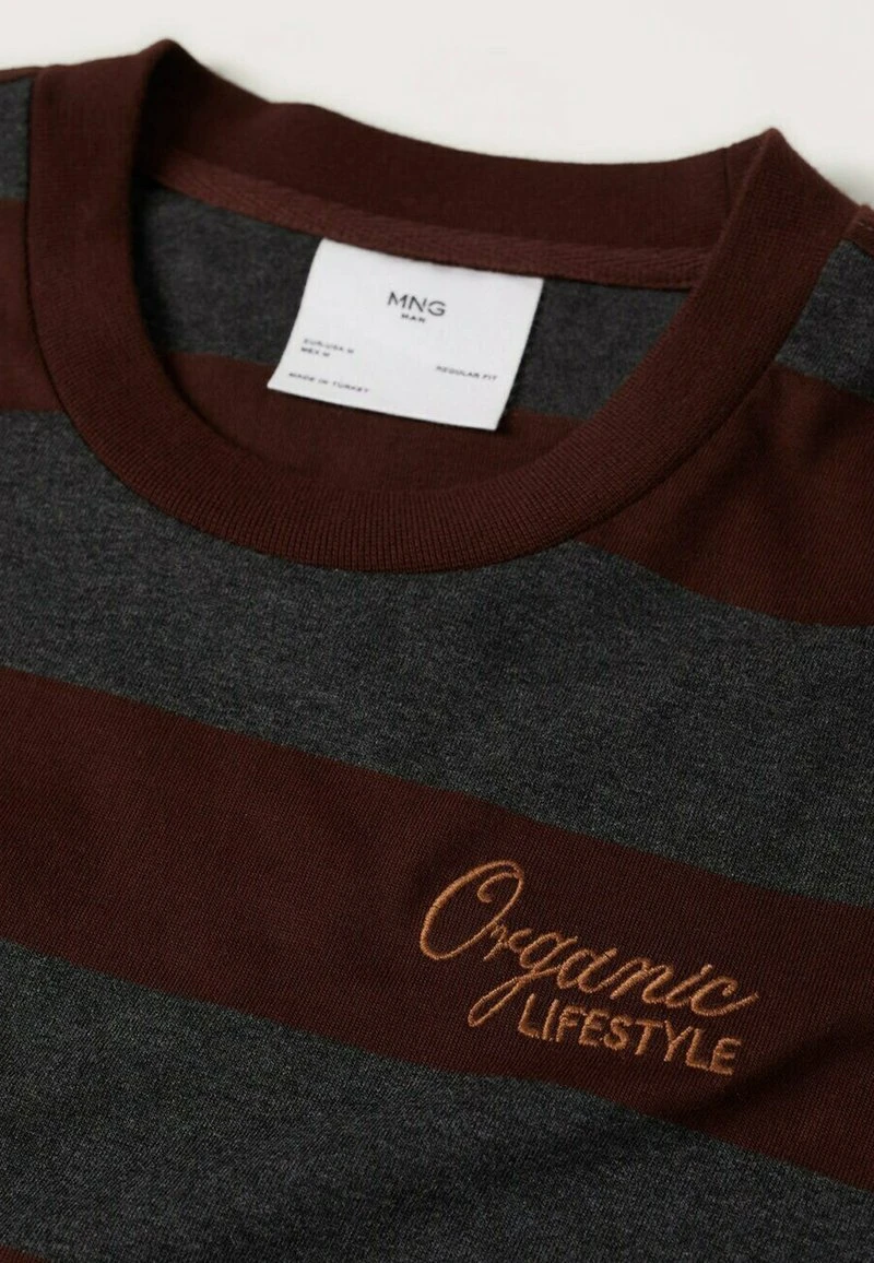 Mango Sweatshirt - Bordeaux, Grey | Herren 9 Mango Sweatshirt - Bordeaux, Grey | Herren – Bild 7