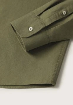 Mango Hemd - Khaki | Herren -Mango Populaire Boutique 3450aa8e186f4a5dbc5172df5460ada7