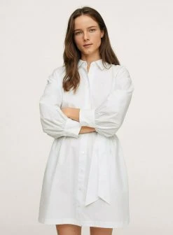 Mango MEXI H - Blusenkleid - Blanc | Damen