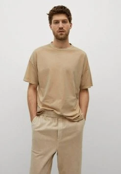 Mango T-Shirt Basic - Gris Claro/pastel | Herren