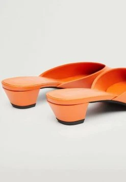 Mango Damen LUZ - Clogs - Orange -Mango Populaire Boutique 3591c503bb3744439ff362b3f597c20e
