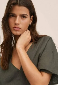 Mango LINO - Freizeitkleid - Khaki | Damen -Mango Populaire Boutique 35eda949000449c08603fc471a3311e8