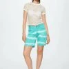 Mango IBIZA - Jeans Shorts - Turquoise | Damen