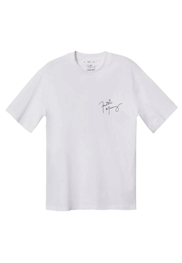 Mango Herren FREEDY - T-Shirt Print - Blanc 7 Mango Herren FREEDY - T-Shirt Print - Blanc – Bild 5